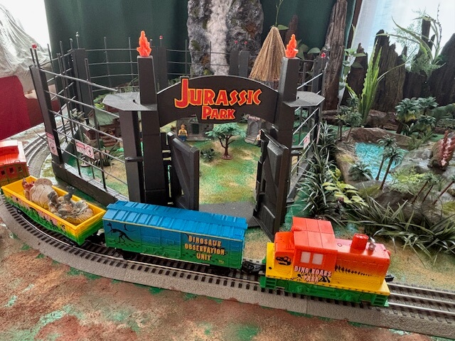 Jurassic Park train display